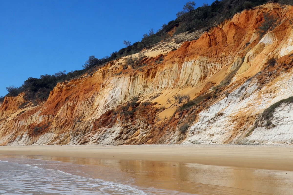 The Coloured Sands on K'gari (Fraser Island)